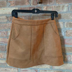 Wild Honey Suede Skirt